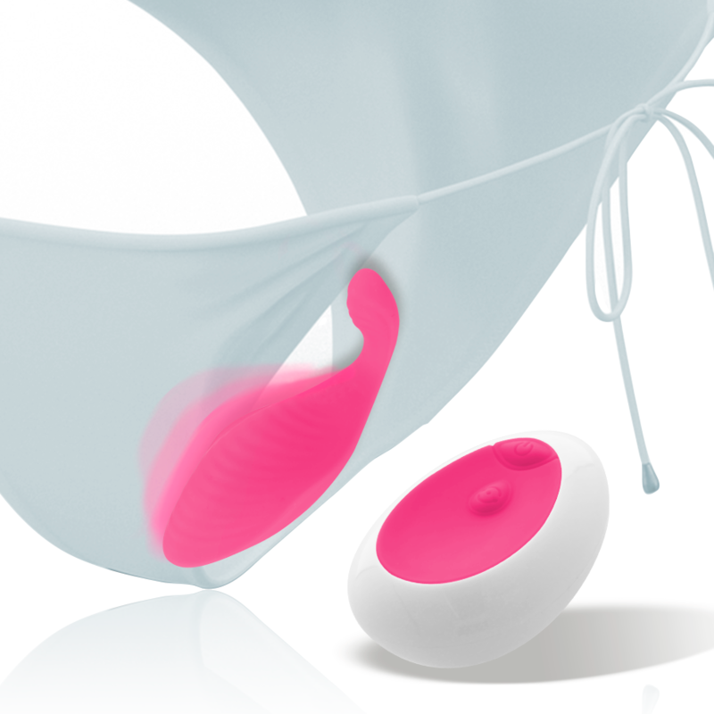 Intense Remote Control-Panty con Telecomando Rosa-Silicone, 10 velocità · Vibratori (immagine 2)