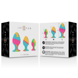 Intense Anal Toys-Set di spine in silicone multicolore-Ventosa · Accessori BDSM (imaginea 5)