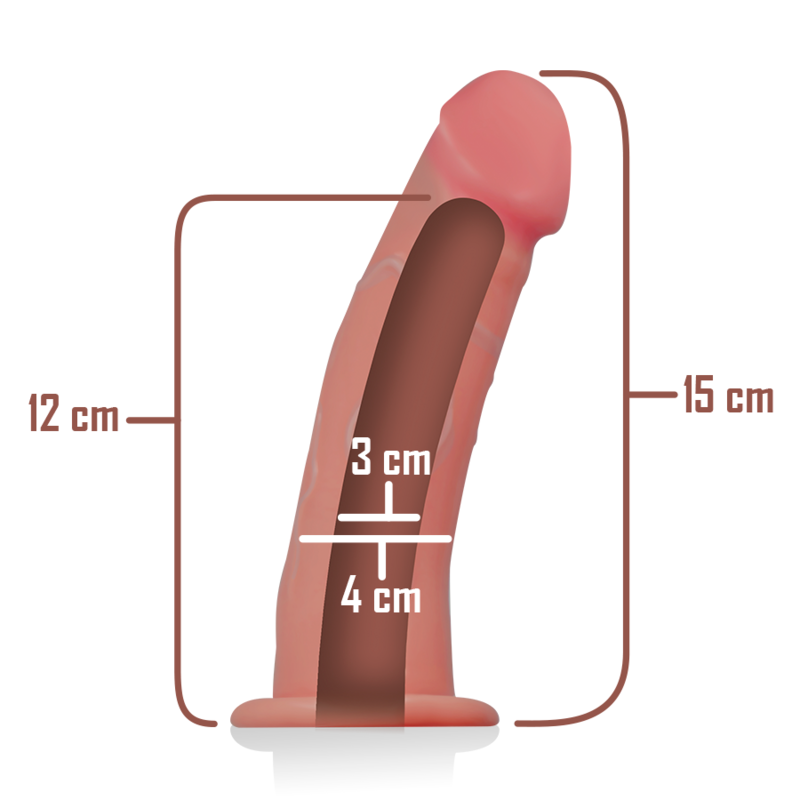 Intense For Him-Cintura Tubolare con Dildo 16 X 3 cm 5 Intense For Him-Cintura Tubolare con Dildo 16 X 3 cm · Anelli & Guaine per pene (imaginea 5)