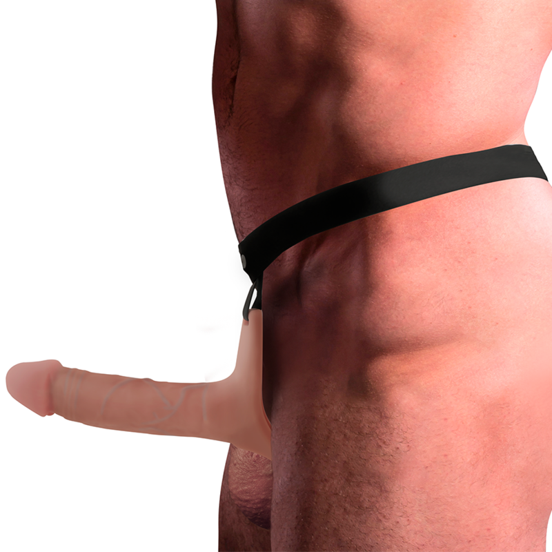 Intense For Him-Imbracatura Tubolare con Dildo in Silicone 16 X 3.5 cm 4 Intense For Him-Imbracatura Tubolare con Dildo in Silicone 16 X 3.5 cm · Anelli & Guaine per pene (immagine 4)