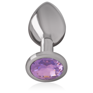 Intense Anal Toys-Plug anale in metallo Alluminio con Cristallo Viola · Accessori BDSM (imaginea 3)
