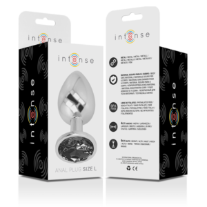 Intense-Plug anale in metallo con pietra decorativa · Accessori BDSM (immagine 10)