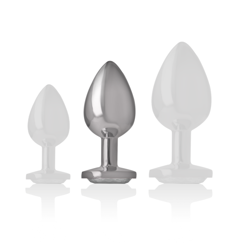 Intense Anal Toys-Plug anale in metallo Alluminio con Cristallo 3 Intense Anal Toys-Plug anale in metallo Alluminio con Cristallo · Accessori BDSM (immagine 3)
