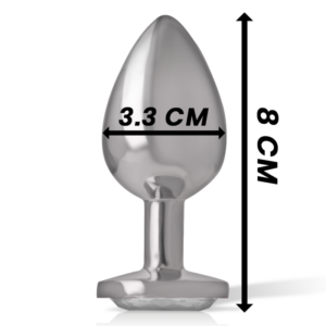 Intense Anal Toys-Plug anale in metallo Alluminio con Cristallo 12 Intense Anal Toys-Plug anale in metallo Alluminio con Cristallo · Accessori BDSM (immagine 6)