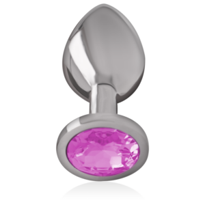 Intense Anal Toys-Plug anale in metallo alluminio con cristallo Rosa-Taglia M 10 Intense Anal Toys-Plug anale in metallo alluminio con cristallo Rosa-Taglia M · Accessori BDSM (imaginea 4)