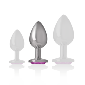 Intense Anal Toys-Plug anale in metallo alluminio con cristallo Rosa-Taglia M 9 Intense Anal Toys-Plug anale in metallo alluminio con cristallo Rosa-Taglia M · Accessori BDSM (imaginea 3)