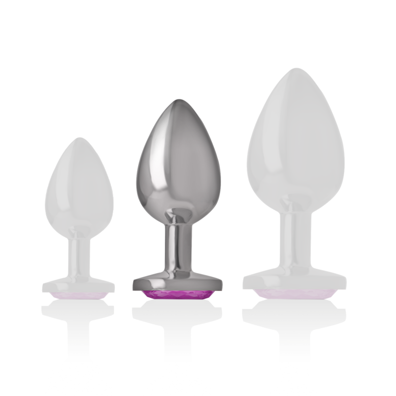 Intense Anal Toys-Plug anale in metallo alluminio con cristallo Rosa-Taglia M 3 Intense Anal Toys-Plug anale in metallo alluminio con cristallo Rosa-Taglia M · Accessori BDSM (imaginea 3)