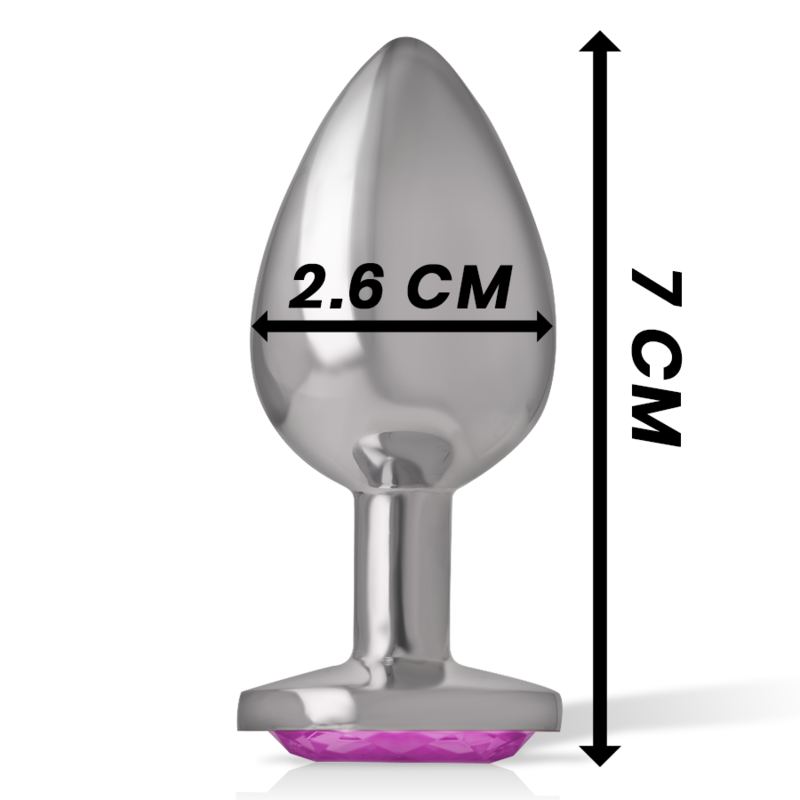 Intense Anal Toys-Plug anale in metallo alluminio con cristallo Rosa-Taglia S 6 Intense Anal Toys-Plug anale in metallo alluminio con cristallo Rosa-Taglia S · Accessori BDSM (imaginea 6)