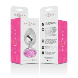 Intense Anal Toys-Plug anale in metallo alluminio con cristallo Rosa-Taglia M 11 Intense Anal Toys-Plug anale in metallo alluminio con cristallo Rosa-Taglia M · Accessori BDSM (imaginea 5)
