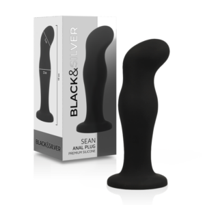 Black&silver-Sean Plug anale Premium Silicone Nero 11 Black&silver-Sean Plug anale Premium Silicone Nero — BLACK&SILVER · Accessori BDSM (imaginea 5)