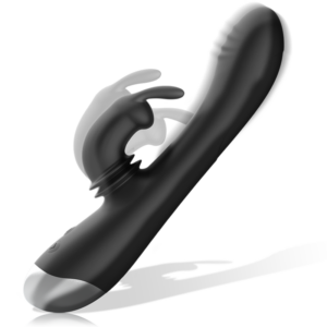 Black&silver-Dj. Adam Vibratore Rabbit Silicone Ricaricabile — BLACK&SILVER · Vibratori (immagine 6)