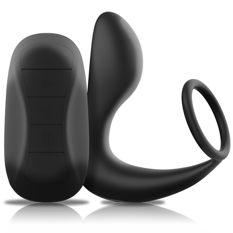 Black&silver-Massaggio anale con telecomando ricaricabile in silicone 1 Black&silver-Massaggio anale con telecomando ricaricabile in silicone — BLACK&SILVER · Giocattoli anali