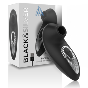 Black&silver-Drake Deluxe Stimolatore di Suzione Ricaricabile 12 Black&silver-Drake Deluxe Stimolatore di Suzione Ricaricabile — BLACK&SILVER · Vibratori (imaginea 6)