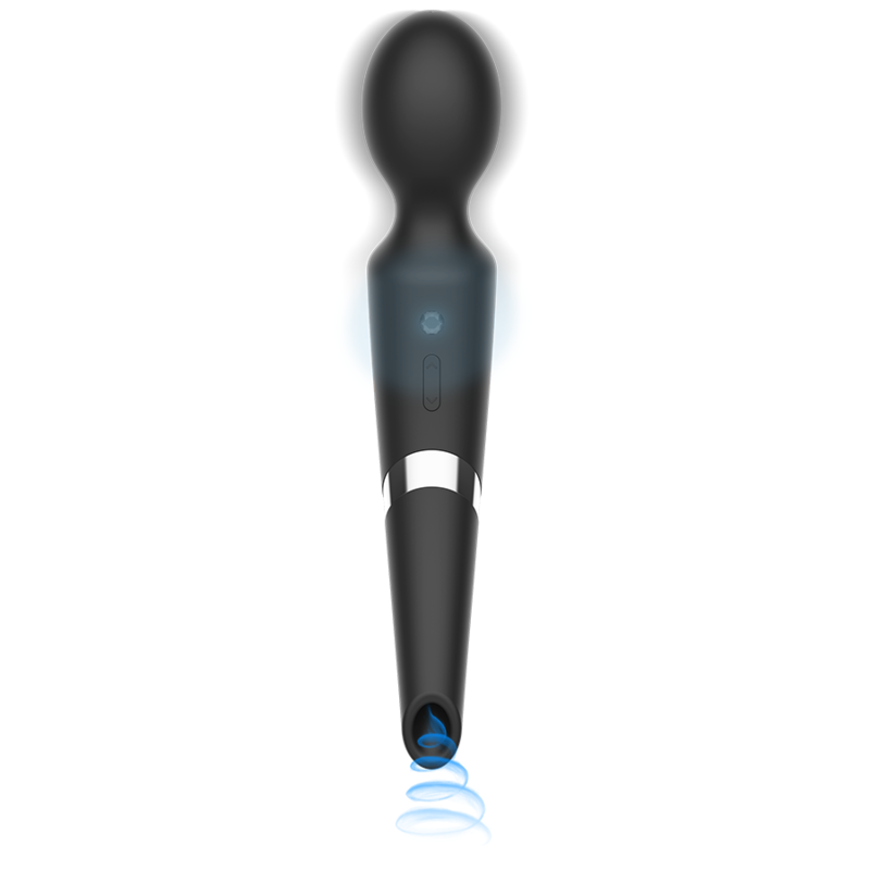 Black&silver-Beck Wand e Coppa di vuoto 2-in-1 di Silicone-10 velocità — BLACK&SILVER · Vibratori (imaginea 7)