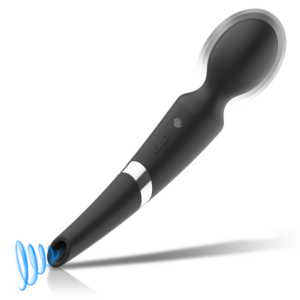 Black&silver-Beck Wand e Coppa di vuoto 2-in-1 di Silicone-10 velocità 22 Black&silver-Beck Wand e Coppa di vuoto 2-in-1 di Silicone-10 velocità