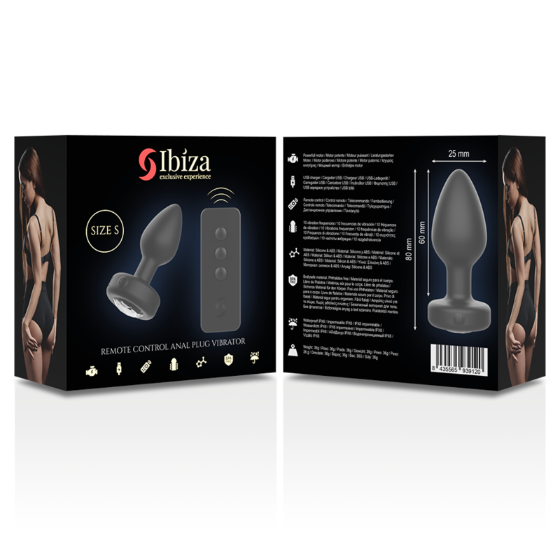 Ibiza Technology-Plug anale-Silicone 55 Ibiza Technology-Plug anale-Silicone · Accessori BDSM (imaginea 3)