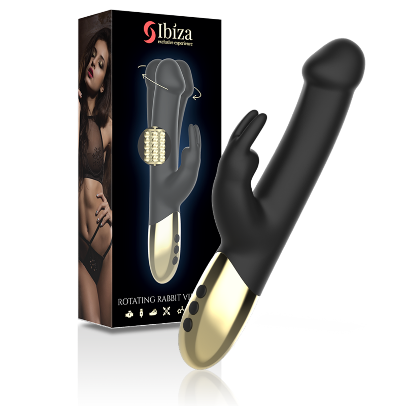 Ibiza Technology-Vibratore Rabbit Rotativo-Silicio, 10 velocità, USB 8 Ibiza Technology-Vibratore Rabbit Rotativo-Silicio, 10 velocità, USB · Vibratori (imaginea 8)