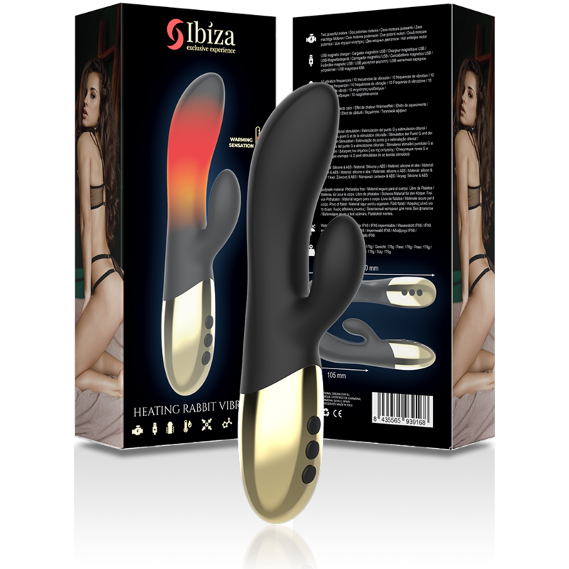 Ibiza Technology-Rabbit Vibratore Riscaldatore-Silicio, 10 velocità 9 Ibiza Technology-Rabbit Vibratore Riscaldatore-Silicio, 10 velocità · Vibratori (imaginea 9)