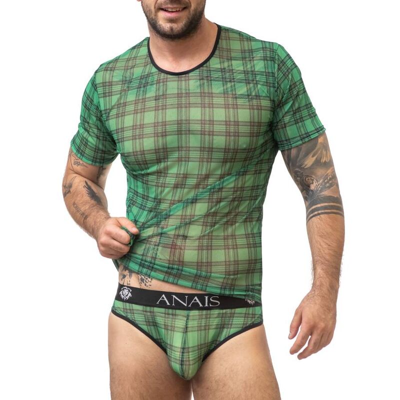 ANAIS MEN - MAGIC T-SHIRT S Anais Men-Magico Maglietta Maschile di Lycra in Quadrato · Intimo uomo