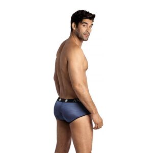 Anais Men-Naval Boxer Brief Tulle con strisce satinate — ANAIS LUXURY LINGERIE · Intimo uomo (imaginea 2)