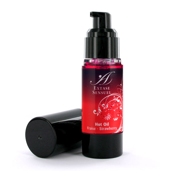 Extase Sensual-Olio Stimolante Fragole, Effetto Calore 30 Ml · Massaggio erotico (imaginea 3)