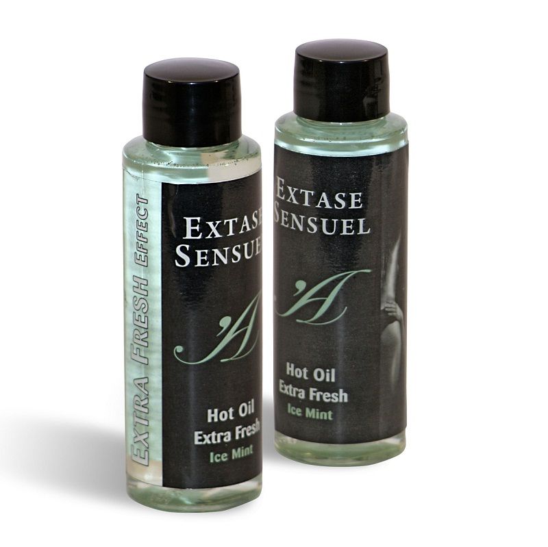 Extase Sensual-Olio da Massaggio Extra Fresh Ice 100 Ml · Massaggio erotico (immagine 2)