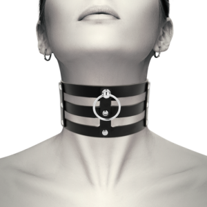 Coquette Accessories-Coquette Chic Desire Choker Pelle Vegana · Bondage & Manette (imaginea 7)