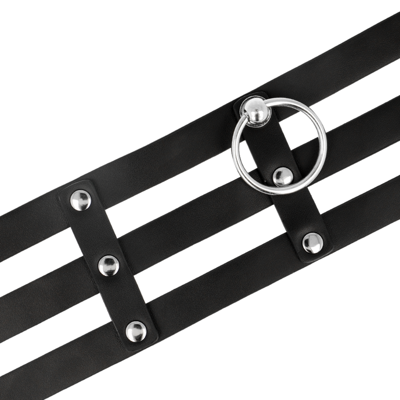 Coquette Accessories-Coquette Chic Desire Choker Pelle Vegana · Bondage & Manette (imaginea 4)