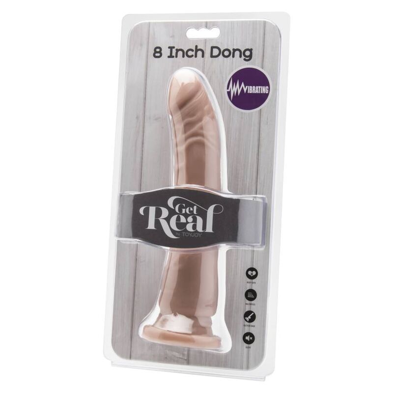 Get Real-Dong 20,5 cm con Vibrazioni Natural-PVC, Telecomando 2 Get Real-Dong 20,5 cm con Vibrazioni Natural-PVC, Telecomando · Vibratori (imaginea 2)
