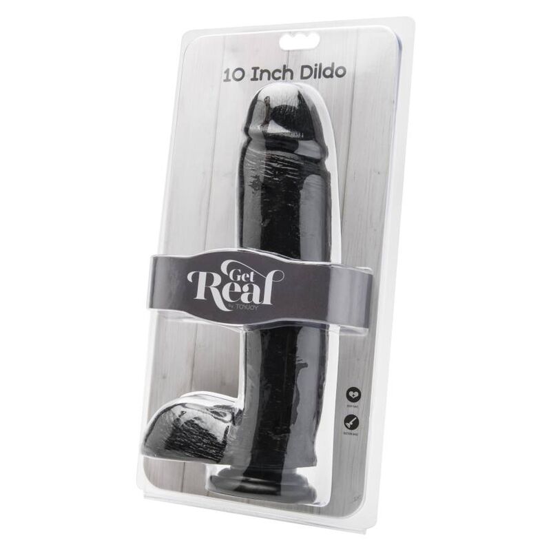 Get Real-Dildo 25,5 cm con testicoli in PVC · Dildo & Stimolatori (imaginea 2)