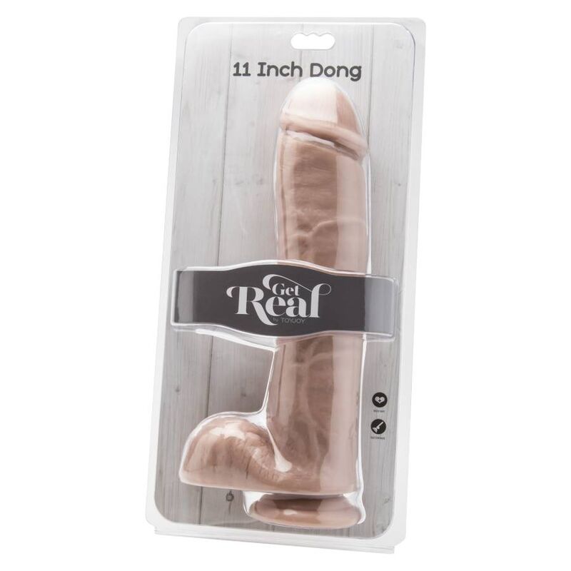 Get Real-Dildo 28 cm con testicoli in PVC · Dildo & Stimolatori (imaginea 4)