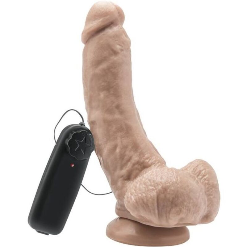 Get Real-Dildo 20,5 cm con testicoli vibranti naturali in PVC 1 Get Real-Dildo 20,5 cm con testicoli vibranti naturali in PVC · Vibratori