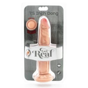 Get Real-Dual Density Dong 19 cm Natural-TPE, Ventosa · Dildo & Stimolatori (immagine 3)