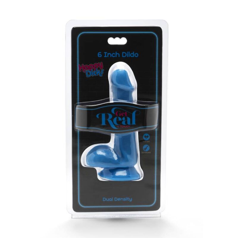 Get Real-Happy Dicks Dildo 12 cm con testicoli, Blu-PVC 2 Get Real-Happy Dicks Dildo 12 cm con testicoli, Blu-PVC · Dildo & Stimolatori (imaginea 2)