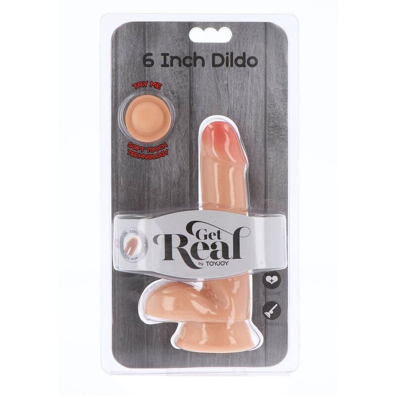 Get Real-Dual Density Dildo 17 cm con testicoli naturali-TPE 2 Get Real-Dual Density Dildo 17 cm con testicoli naturali-TPE · Dildo & Stimolatori (imaginea 2)