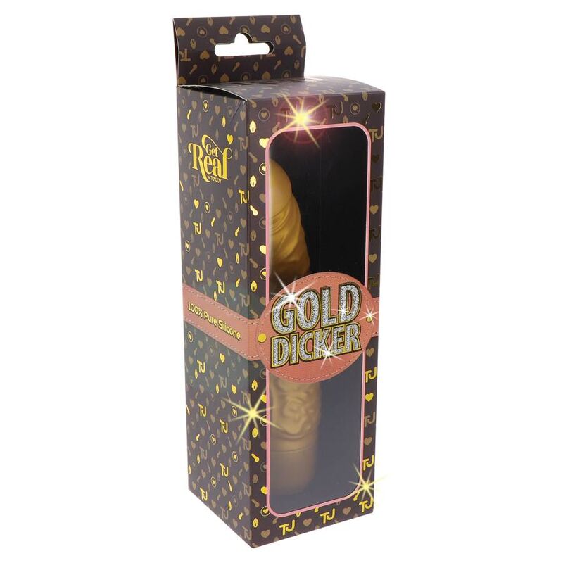 Get Real-Gold Dicker Stim Vibratore Oro-Silicone · Vibratori (immagine 7)