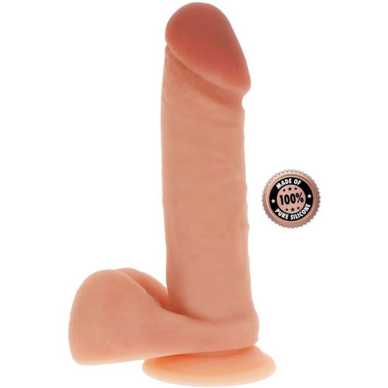 Get Real-Dildo in Silicone 20,5 cm con testicoli naturali-Ventosa · Dildo & Stimolatori