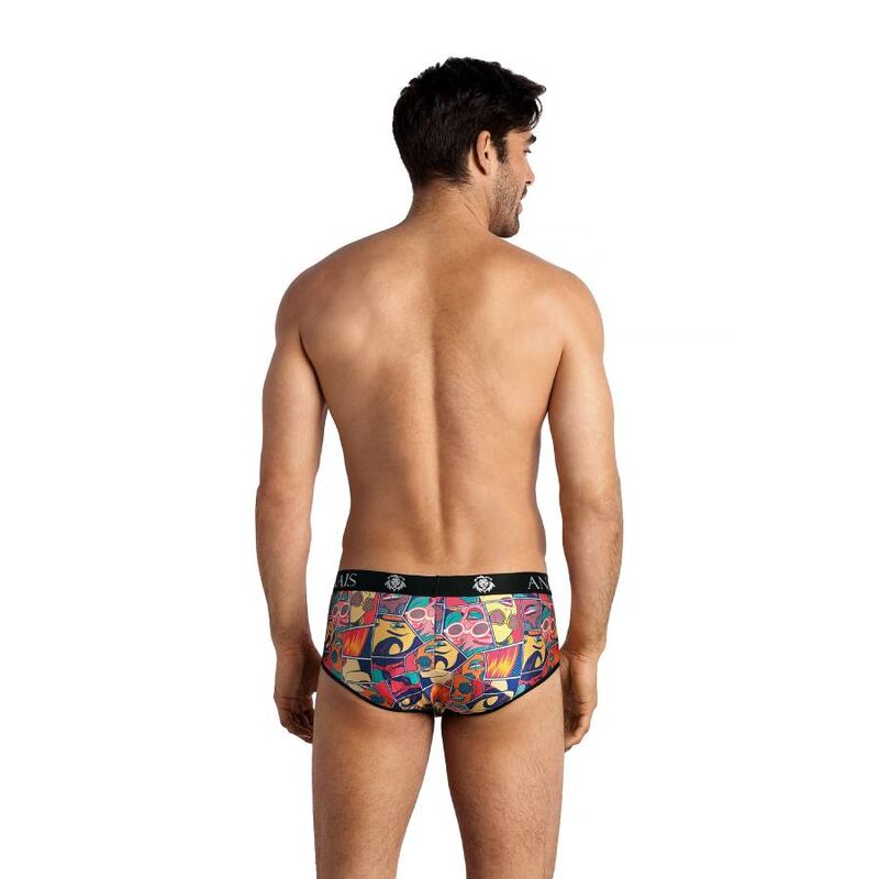 Anais Men-Comics Brief di Modal con Stampa 2 Anais Men-Comics Brief di Modal con Stampa — ANAIS LUXURY LINGERIE · Intimo uomo (imaginea 2)