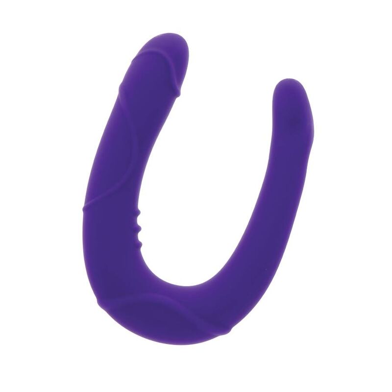 Get Real-Vogue Mini Doppio Dong Viola-Silicone · Dildo & Stimolatori (immagine 6)
