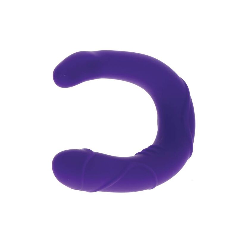 Get Real-Vogue Mini Doppio Dong Viola-Silicone · Dildo & Stimolatori (immagine 3)