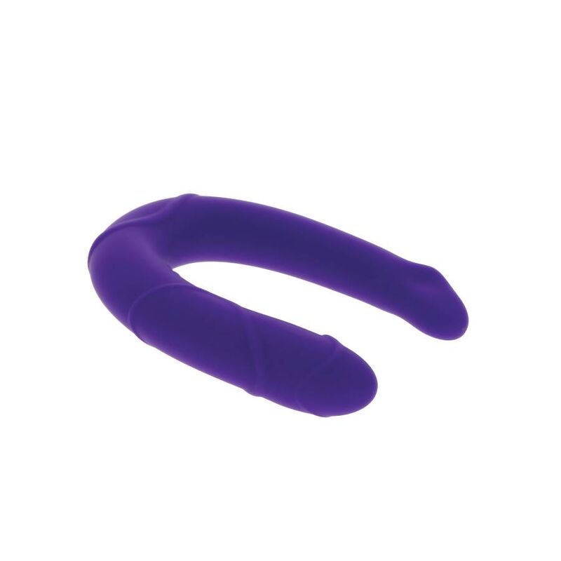 Get Real-Vogue Mini Doppio Dong Viola-Silicone · Dildo & Stimolatori (immagine 2)