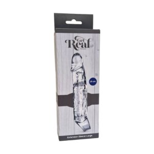 Get Real-Estensione Lunghezza 19 cm Trasparente-TPE · Anelli & Guaine per pene (immagine 3)