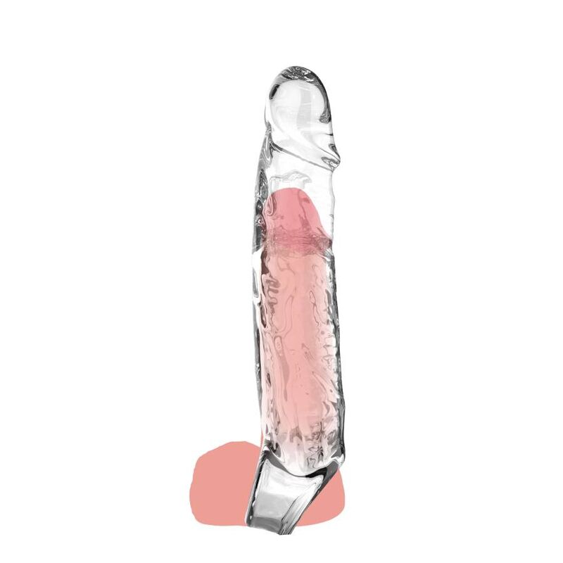 Get Real-Estensione Lunghezza 19 cm Trasparente-TPE · Anelli & Guaine per pene (immagine 2)