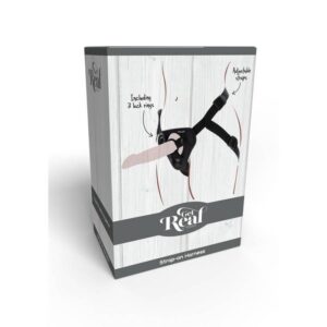 Get Real-Imbracatura Strap-on Nero-Silicone · Strap-on & Imbracature (immagine 9)