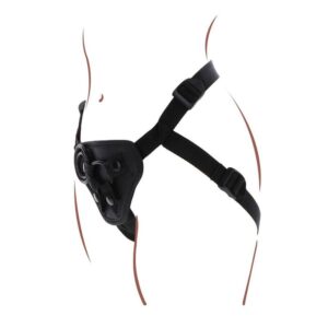 Get Real-Imbracatura Strap-on Nero-Silicone · Strap-on & Imbracature (immagine 8)