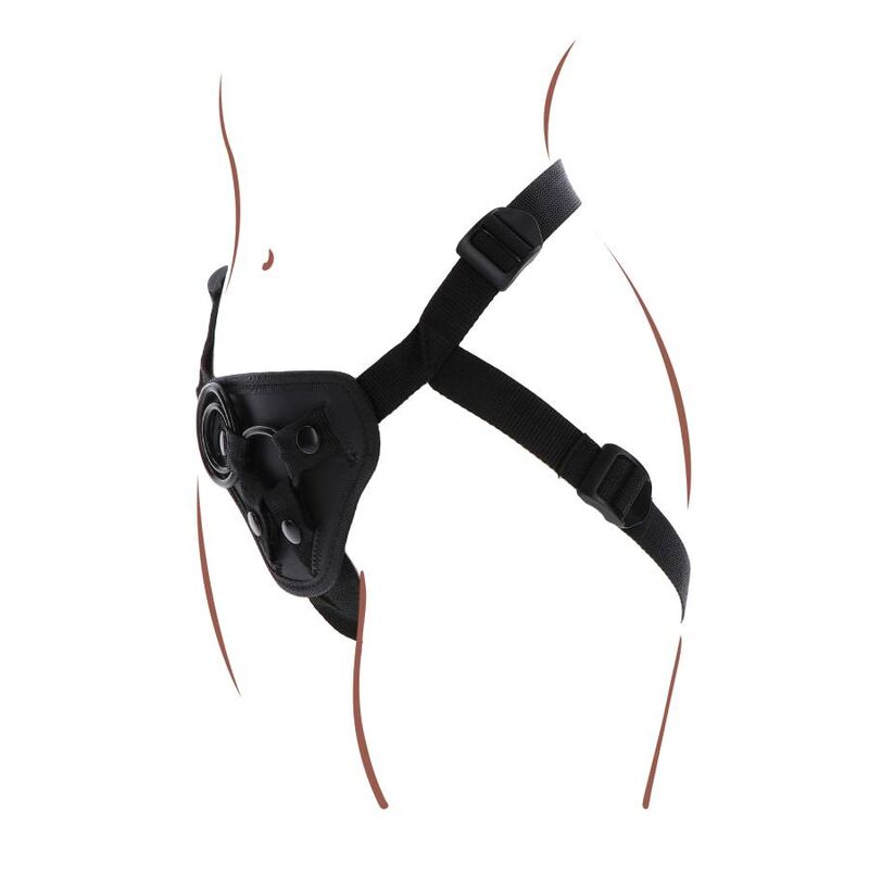 Get Real-Imbracatura Strap-on Nero-Silicone · Strap-on & Imbracature (immagine 8)
