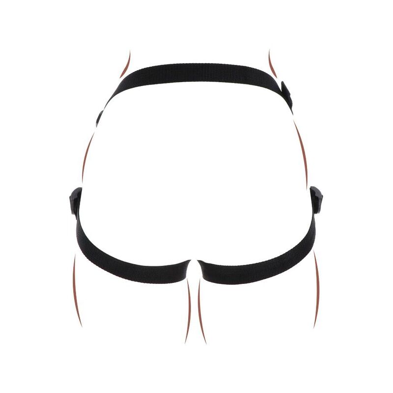 Get Real-Imbracatura Strap-on Nero-Silicone · Strap-on & Imbracature (immagine 7)