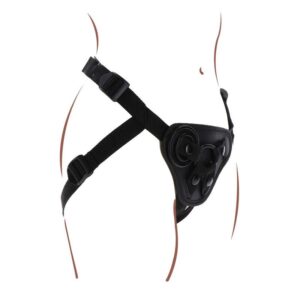 Get Real-Imbracatura Strap-on Nero-Silicone · Strap-on & Imbracature (immagine 3)
