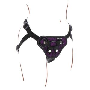 Get Real-Imbracatura Strap-on Pizzo Viola-Silicone · Strap-on & Imbracature (immagine 6)