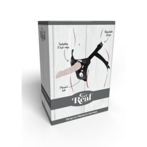 Get Real-Strap-on Pleasure Imbracatura Nero-Silicone · Strap-on & Imbracature (immagine 9)